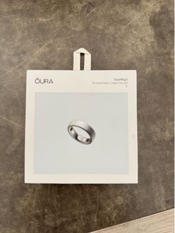Oura Ring 5  Brushed silver- Size 10