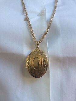 Locket necklace sterling Silver