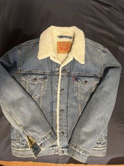 Men Sherpa Levi Jacket Size Small