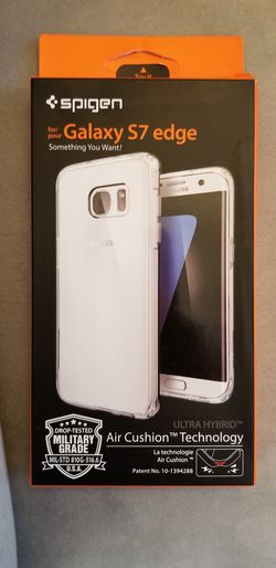 Galaxy S7 edge spigen case (clear color)