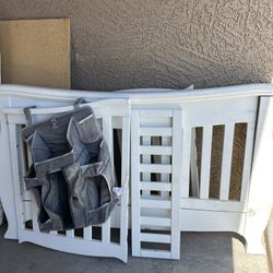 White Baby Crib 
