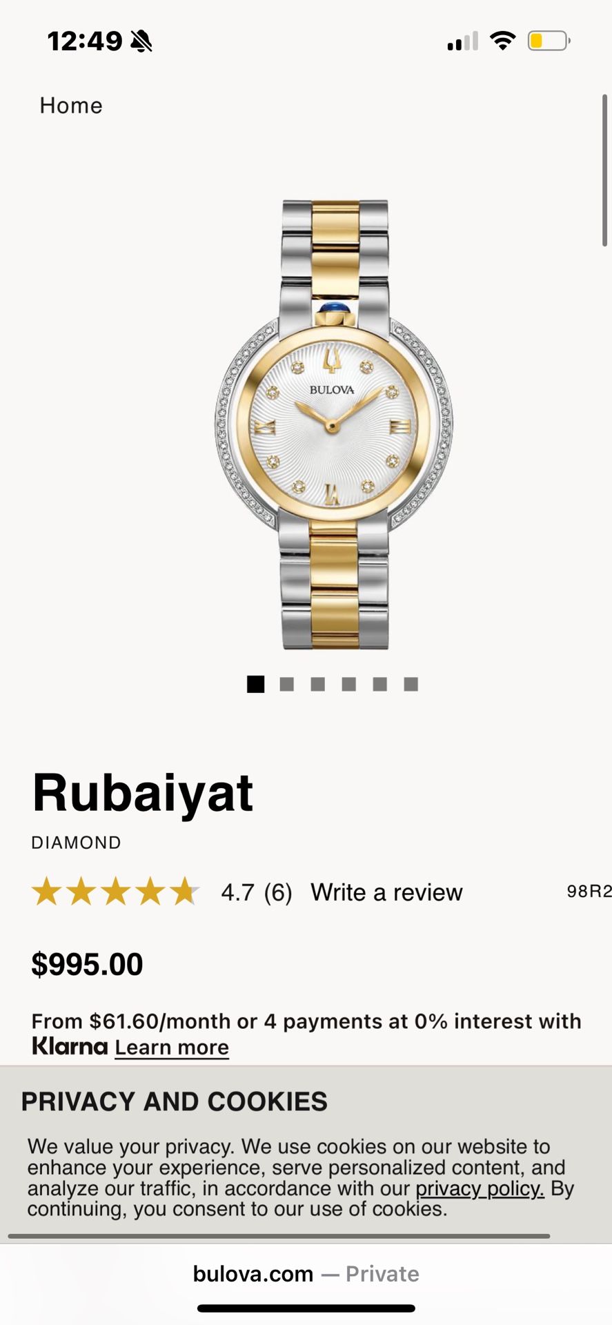 BULOVA WATCH