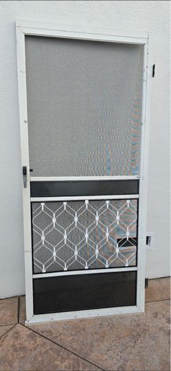 White Screen Door