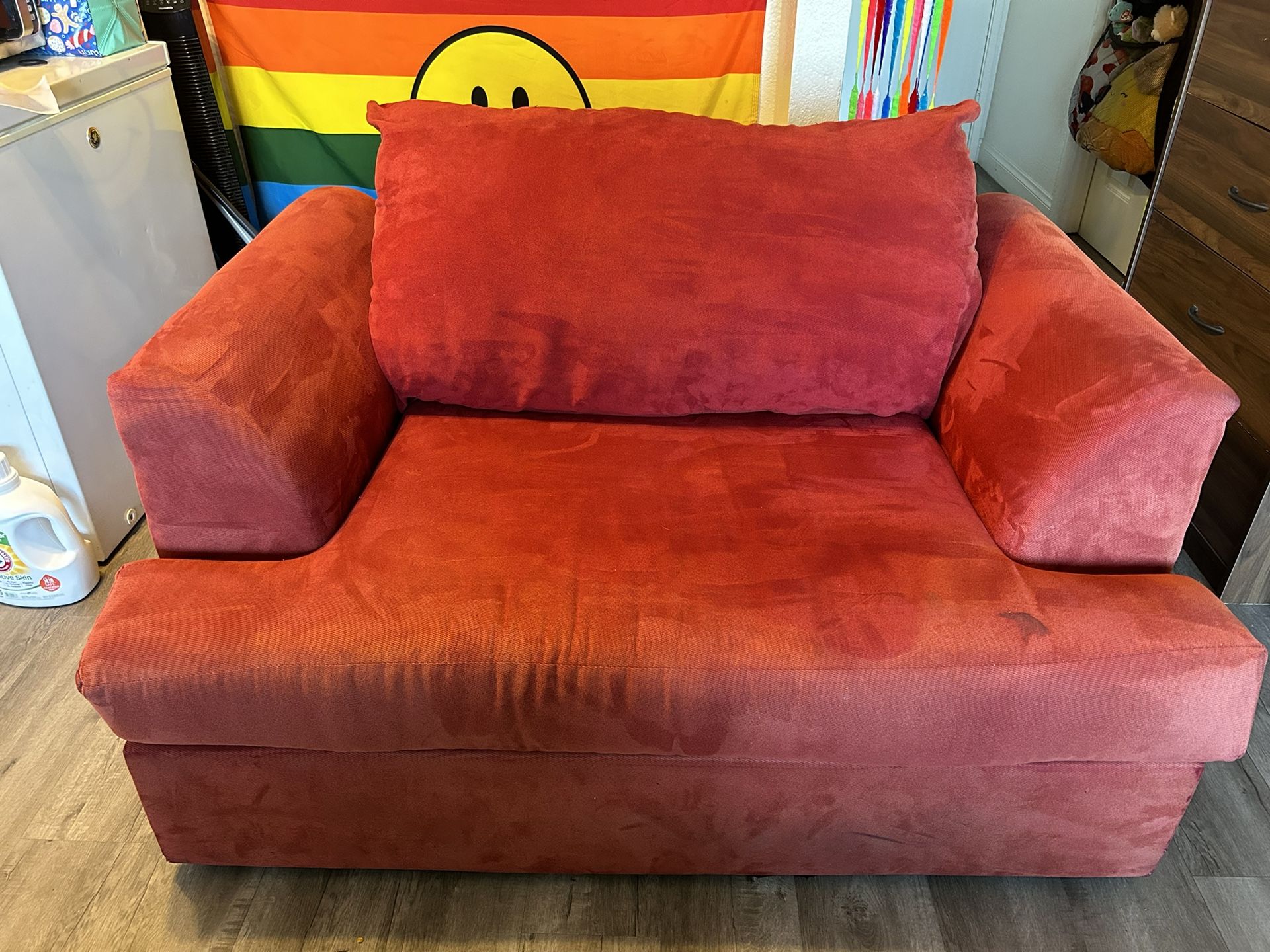Big Red Couch- $200 OBO