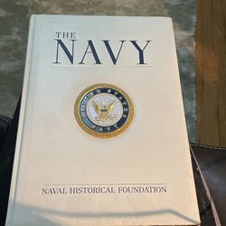 Hardcover Book About The Navy US NAVY