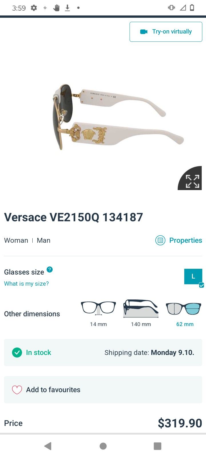 Versace Sunglasses Man Or Woman