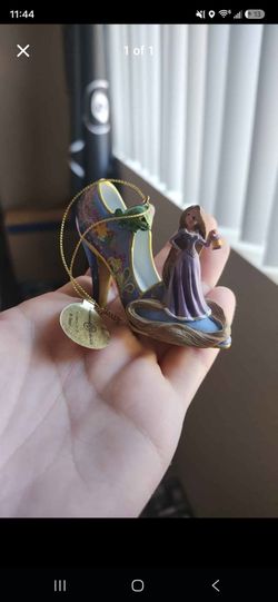 Bradford exchange once upon a slipper ornaments