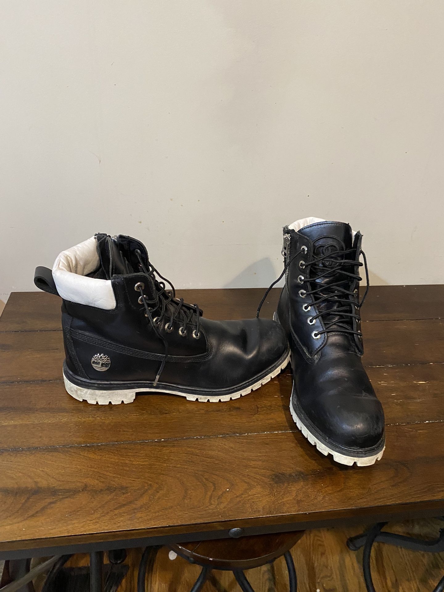 Black Timberland Boots Mens Size 12