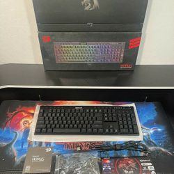 New Redragon K618 PRO 3-Mode Wireless RGB Mechanical Keyboard, BT/2.4Ghz/Wired Low Profile Win/Mac Gaming Keyboard W/Ultra-Thin Design, Dedicated Medi