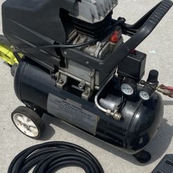 2hp 8 Gallon Compressor W/hose 