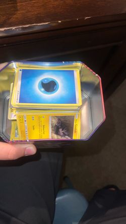 Pokémon TCG Card Lot in Tin   OBO
