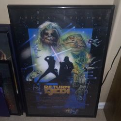 Star Wars Poster Framed 