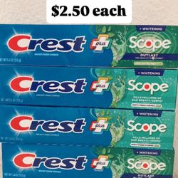 Crest Toothpaste 5.4 Oz 