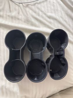 Black Plastic Car Cup Holder Inserts