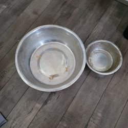 Dog /animal Bowls With Dog Chain Lease And Harness 20 Obo