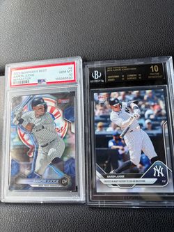 Aaron Judge Graded Baseball Card Lot of 2