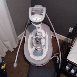 Ingenuity InLighten 2in1 Baby Swing & Rocker
