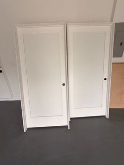 White Single Panel Interior Doors