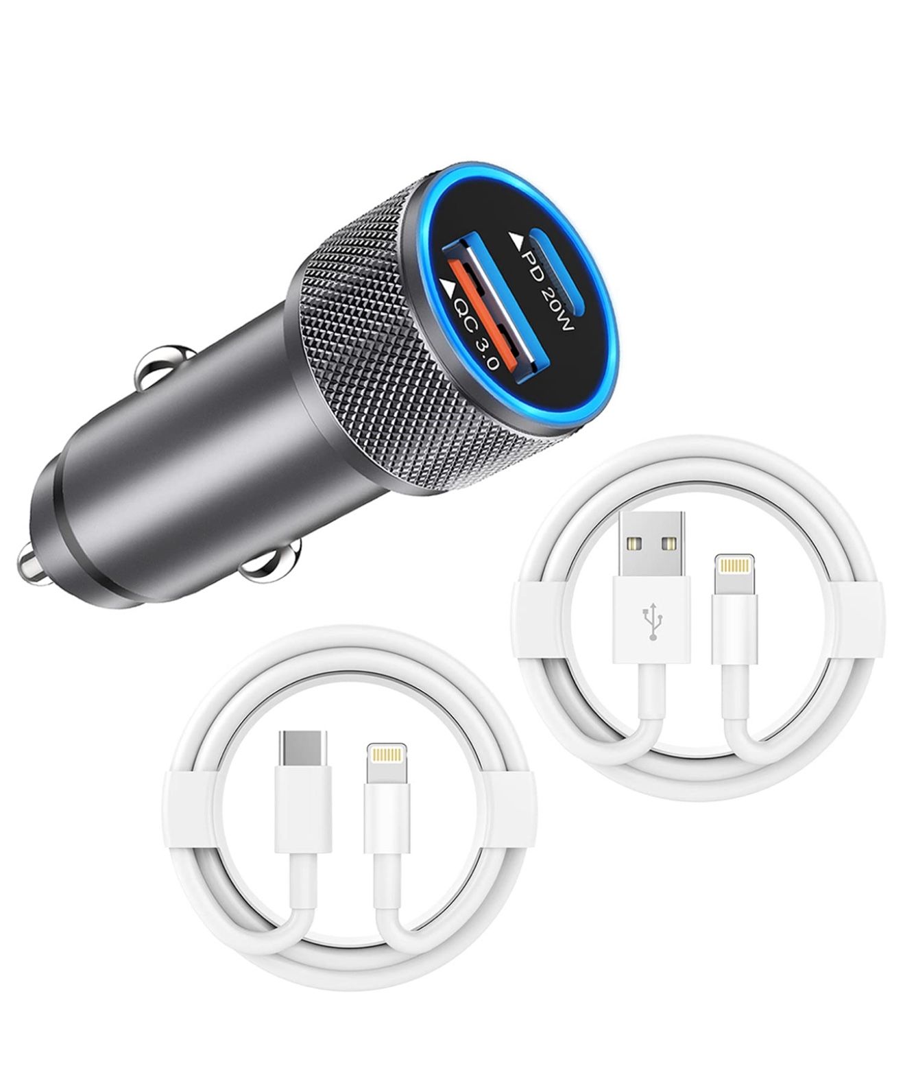 iPhone Car Charger,USB C Fast Car Charger