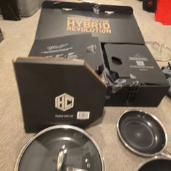 HexClad Hybrid Nonstick 7-Piece Fry Pan