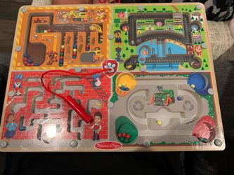 PAW Patrol Wooden 4-in-1 Magnetic Wand Maze Board