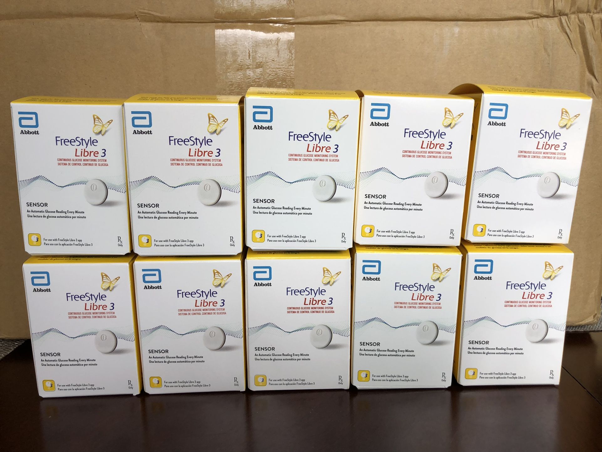 10 New Freestyle Libre 3 Sensor Exp 01/31/24
