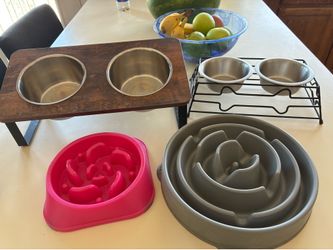 Free dog food dishes