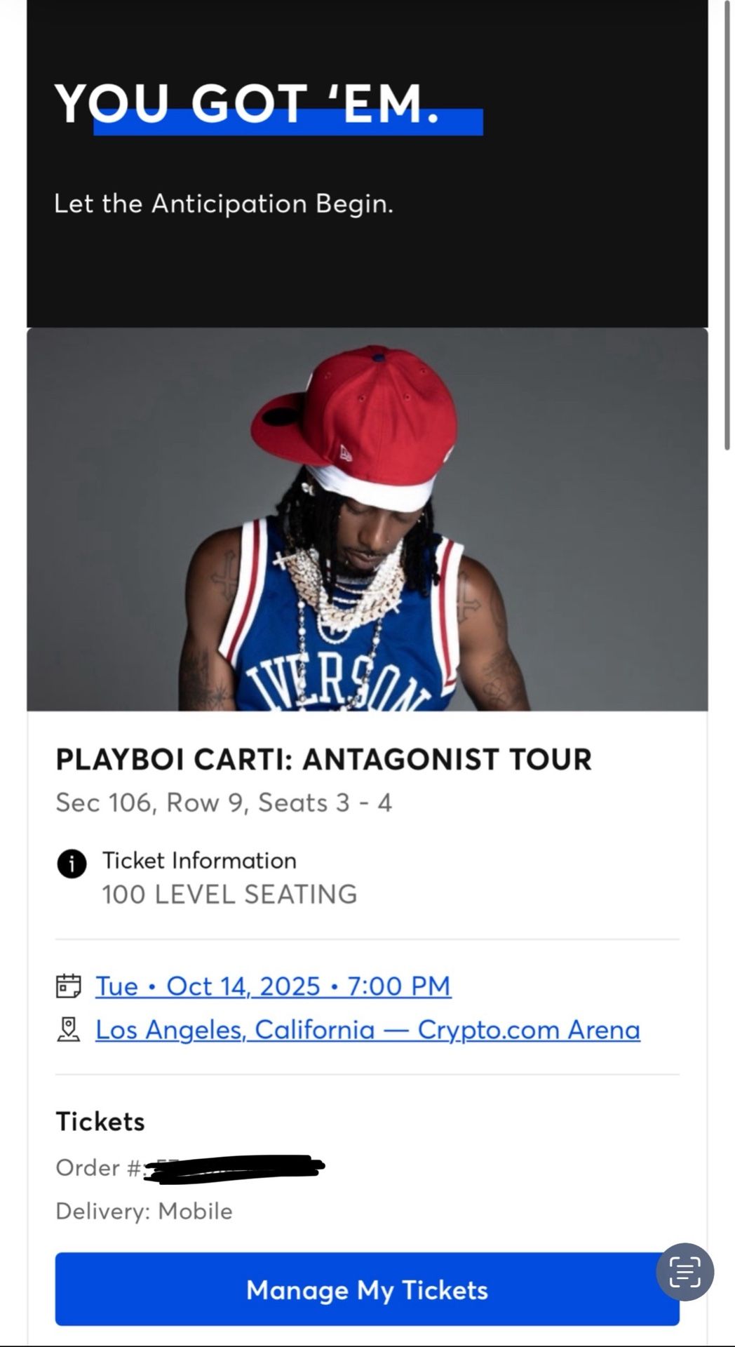 PLAYBOI CARTI: ANTAGONIST TOUR