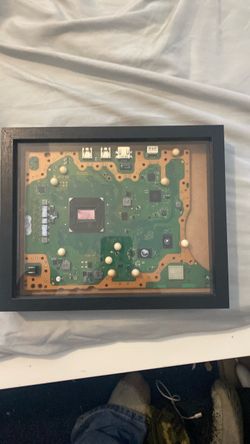 Framed Gaming ps5 Motherboard Wall Art
