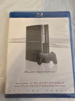Welcome to Playstation 3 guide new sealed blue ray