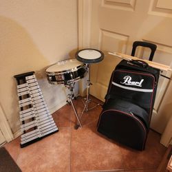Drum And Xylophone Set For Band Students