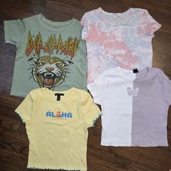 Bundle of 4 Crop Tops, Youth M