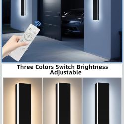 2pack 23.6inch x 4.33inch Dimmable Porch Wall Lights