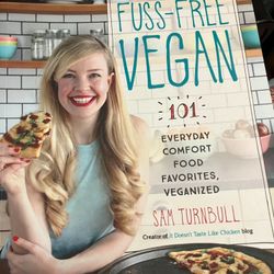Brand New Fuss Free Vegan Hardcover Cookbook