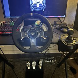 Logitech G920 Sim Wheel And Shifter Combo!