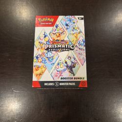Pokemom Scarlet And Violet Prismatic Evolutions Booster Bundle