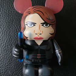 Disney Vinylmation Black Widow 3” Figure Civil War Series 