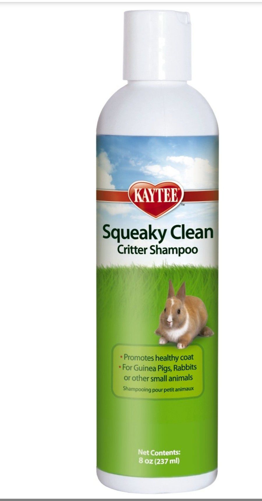 Kaytee Squeaky Clean Critter Small Animal Shampoo Bottle