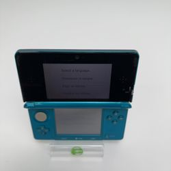 Nintendo 3DS Handheld Game Console CTR-001 Aqua Blue