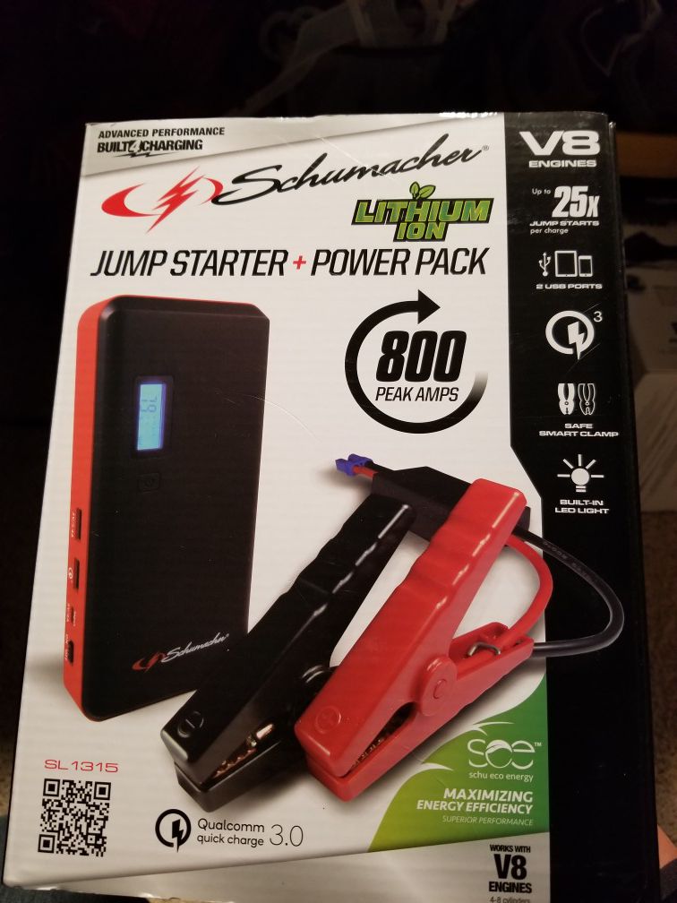 Brand New Portable Battery Jumper