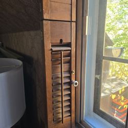 Vintage Wood Window Shutters