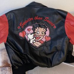 Betty Boop Vintage Letterman Jacket