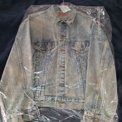 **RARE**  80's Vintage Levi's Acid Wash Jean Jacket 