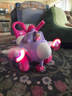 Mini Mouse Airplane Ride-on toy for toddlers