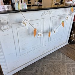 Rustic Salon Reception Desk / Front Counter
