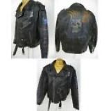Hand Painted Harley Vintage Leather