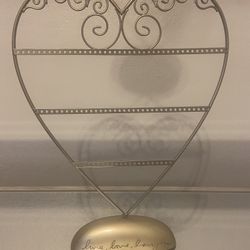 Heart Shaped Jewelry Holder