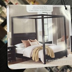 Black Queen Canopy Bed
