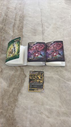 Pokemon mini cases and gold and black card