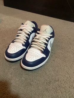 JORDAN 1 LOW MIDNIGHT NAVY SZ 11